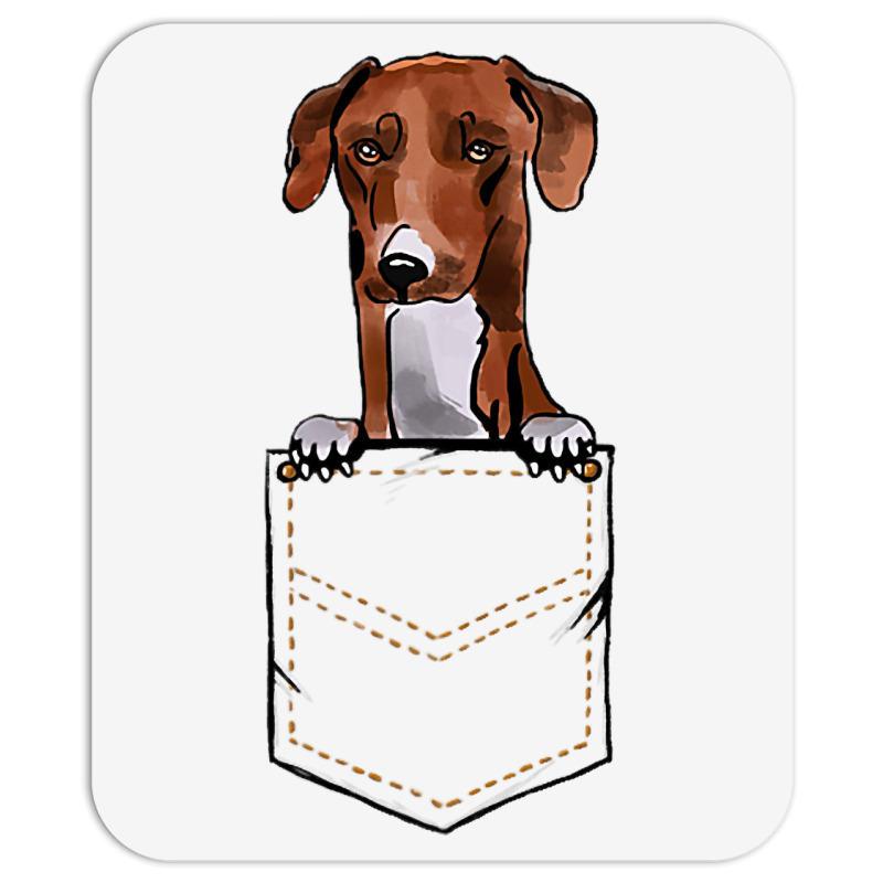 Azawakh Puppy For A Dog Owner Pet Pocket Colored Mousepad | Artistshot