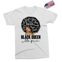 Black Queen Magic Bhm Melanin Skin Pride Afro Girl Exclusive T-shirt | Artistshot