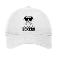 Boxer All Dogs Are Cool But Boxers Rule Funny 3 Adjustable Cap | Artistshot