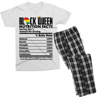 Black Queen Nutrition Facts Melanin Skin Pride Afr Men's T-shirt Pajama Set | Artistshot