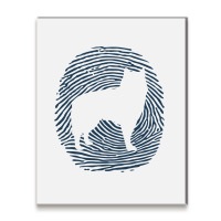 Alaskan Malamute Dna Fingerprint I Dog Alaskan Mal Metal Print Vertical | Artistshot