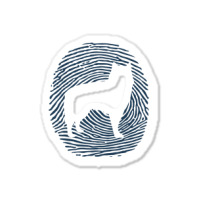 Alaskan Malamute Dna Fingerprint I Dog Alaskan Mal Sticker | Artistshot