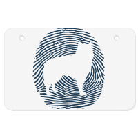 Alaskan Malamute Dna Fingerprint I Dog Alaskan Mal Atv License Plate | Artistshot