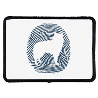 Alaskan Malamute Dna Fingerprint I Dog Alaskan Mal Rectangle Patch | Artistshot