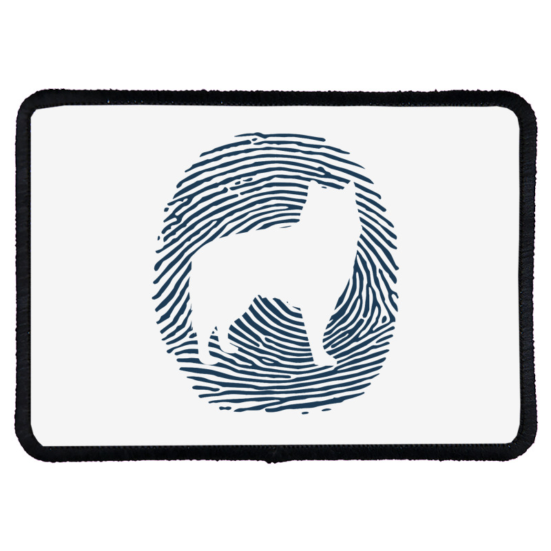 Alaskan Malamute Dna Fingerprint I Dog Alaskan Mal Rectangle Patch | Artistshot