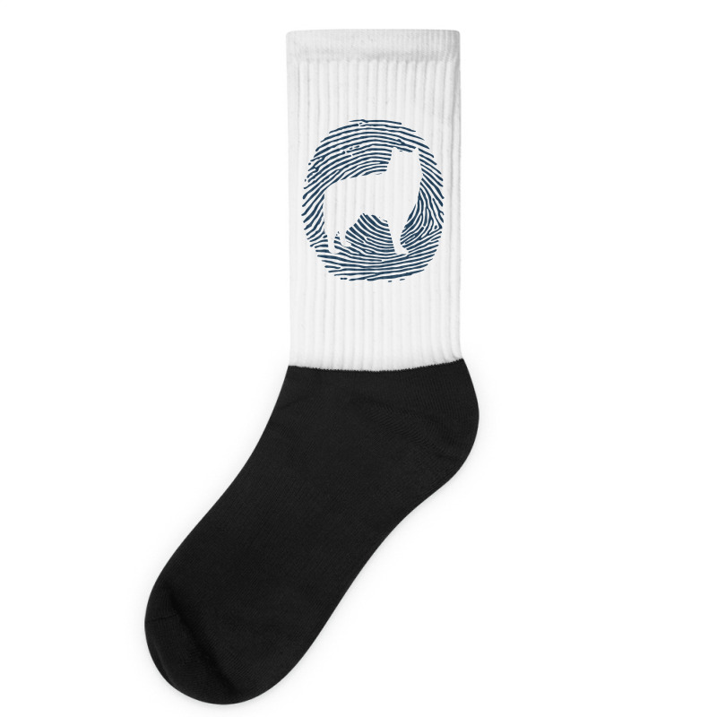 Alaskan Malamute Dna Fingerprint I Dog Alaskan Mal Socks | Artistshot