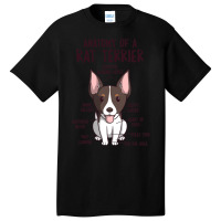 Anatomy Of A Rat Terrier Dog Owner Puppy Funny Cut Basic T-shirt | Artistshot