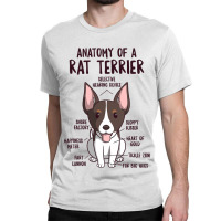 Anatomy Of A Rat Terrier Dog Owner Puppy Funny Cut Classic T-shirt | Artistshot