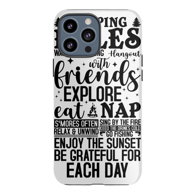 Camping Rules Camping Gear Funny Camper 3 Iphone 13 Pro Max Case | Artistshot