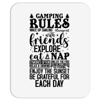 Camping Rules Camping Gear Funny Camper 3 Mousepad | Artistshot