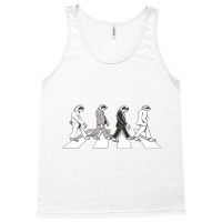 4 Sloths Walking Across A Crosswalk Over The Abbey Tank Top | Artistshot