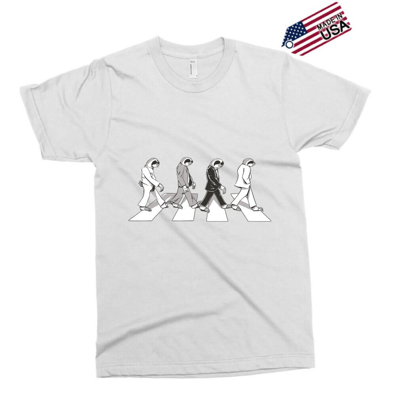 4 Sloths Walking Across A Crosswalk Over The Abbey Exclusive T-shirt by MALIKASHARIF | Artistshot