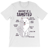 Anatomy Of A Samoyed Dog Puppy Owner Funny Cute T-shirt | Artistshot