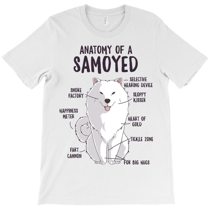 Anatomy Of A Samoyed Dog Puppy Owner Funny Cute T-shirt | Artistshot