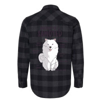 Anatomy Of A Samoyed Dog Puppy Owner Funny Cute Flannel Shirt | Artistshot