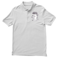 Anatomy Of A Samoyed Dog Puppy Owner Funny Cute Men's Polo Shirt | Artistshot