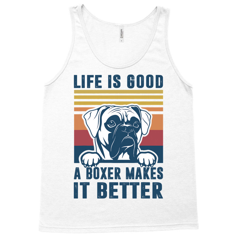 Boxer Dog Gifts For Men Women Boxer Dog Dad Mom Tank Top | Artistshot