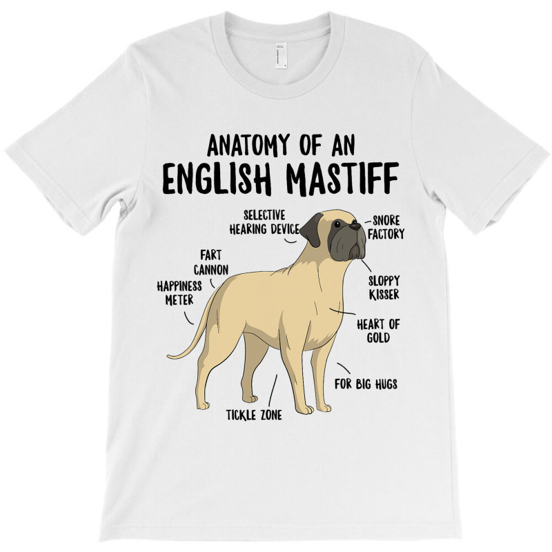 Anatomy Of An English Mastiff Dog Owner Puppy Funn T-shirt | Artistshot