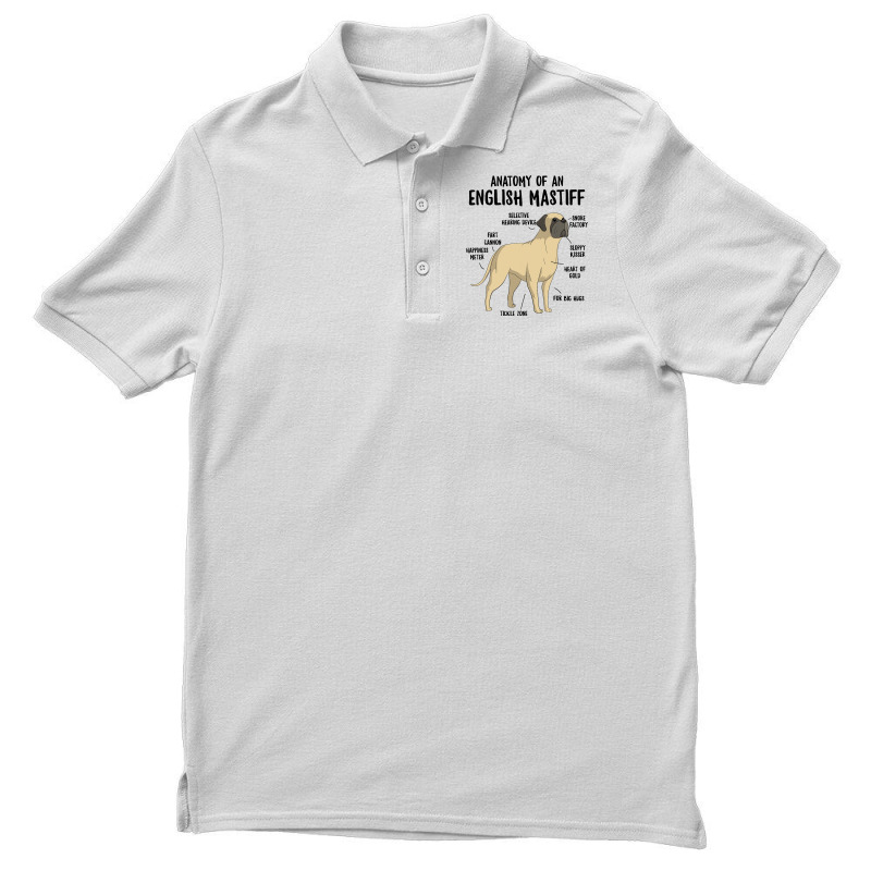 Anatomy Of An English Mastiff Dog Owner Puppy Funn Men's Polo Shirt | Artistshot