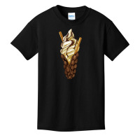 Bubble Waffle Ice Cream T  Shirt Egg Bubble Chocolate Waffle Vanilla I Basic Youth T-shirt | Artistshot