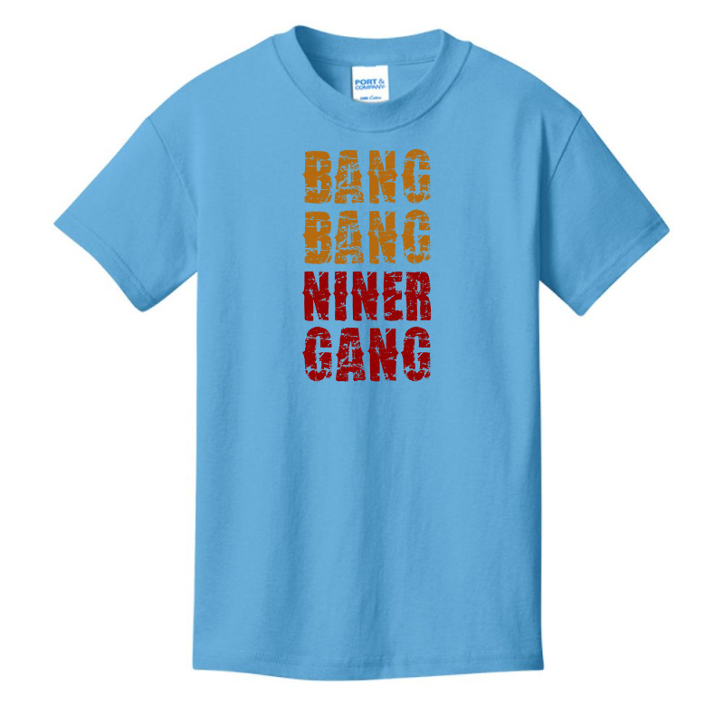 Bang Bang Niner Gang Football Basic Youth T-shirt | Artistshot