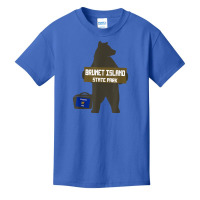 Brunet Island State Park Wisconsin Hitchhiking Bear T Shirt Basic Youth T-shirt | Artistshot