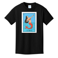 La Mermaid Lottery Gift The Mermaid Card Mexican Lottery Premium T Shi Basic Youth T-shirt | Artistshot