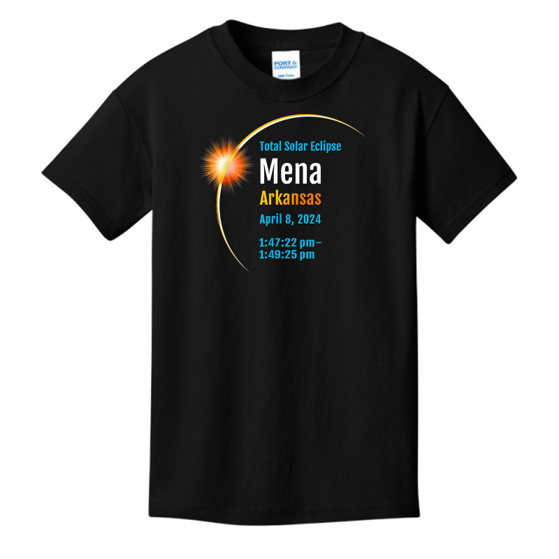 Mena Arkansas Ar Total Solar Eclipse 2024  1  T Shirt Basic Youth T-shirt by donatoherrigpwj | Artistshot