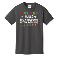 Nurse Litte Reasons Pediatric Oncology Nurse Appreciation Basic Youth T-shirt | Artistshot