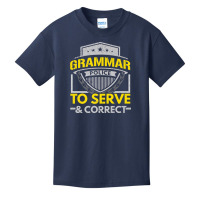 Police Grammar Police To Serve And Correct English Teacher Basic Youth T-shirt | Artistshot