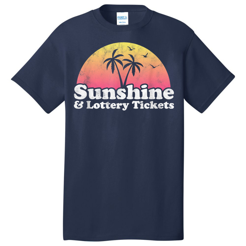 Sunshine And Lottery Tickets T Shirt Basic T-shirt by malyahdepetris | Artistshot