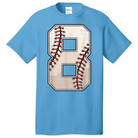 Baseball Birthday Boy Eight 8 Years Old Eighth 8th Bday Kids T Shirt Basic T-shirt | Artistshot