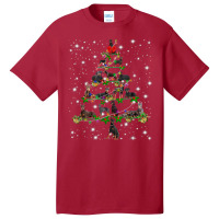 Doberman Pinscher Dogs Tree Christmas Sweater Xmas Pet Dog T Shirt Basic T-shirt | Artistshot