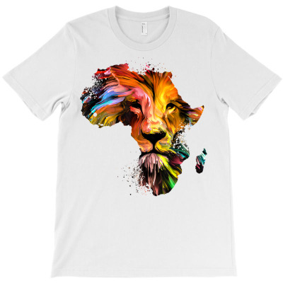 Vintage African Lion  Lion Face  Zoo Animal  Lion T Shirt T-shirt Designed By Annamarie Mueller