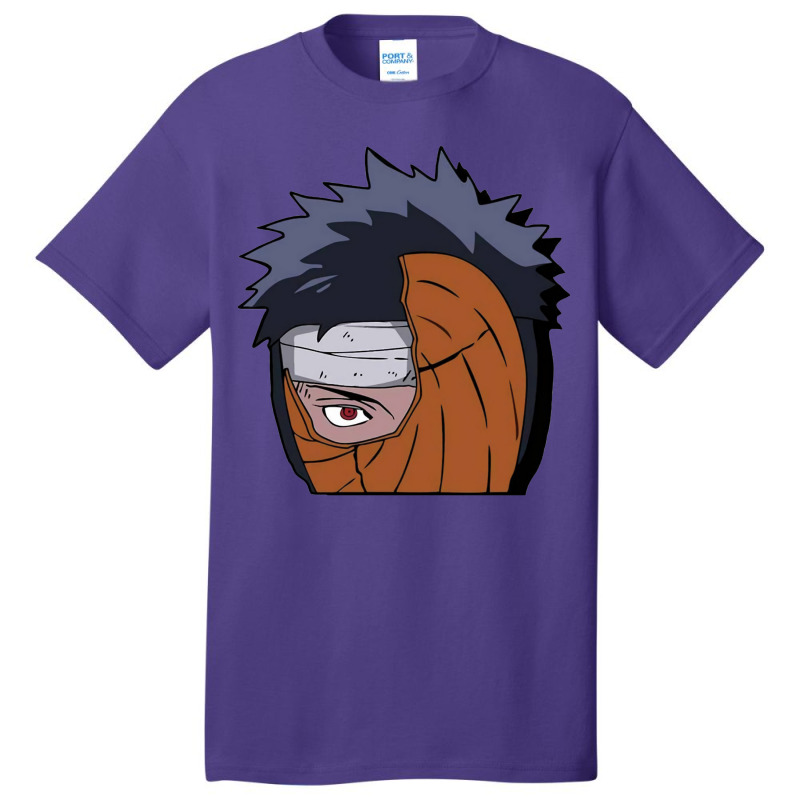 Anime Peeker  Purple And Black Hair Basic T-shirt | Artistshot