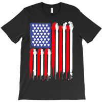 Guitar 4th Of July Fathers Day American Flag Guita T-shirt | Artistshot