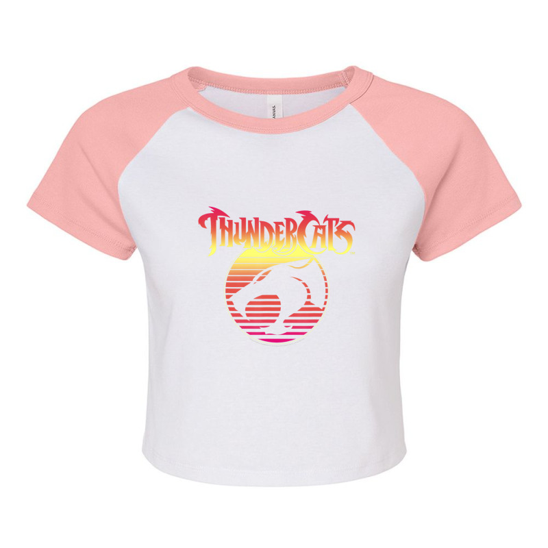 Thundercats Neon Gradient Raglan Crop Top by Koyanho62 | Artistshot