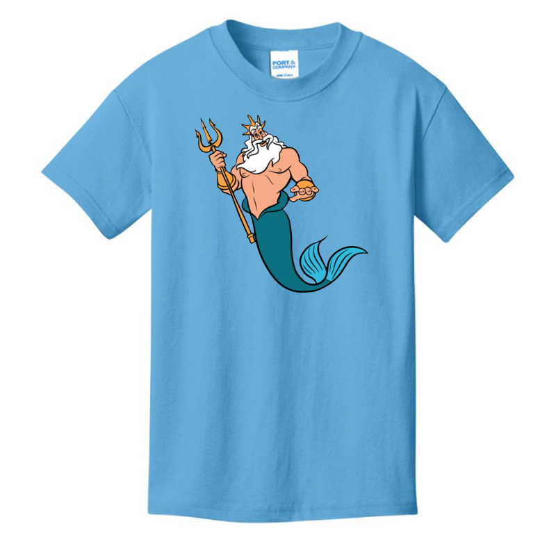 King Triton Basic Youth T-shirt by lotusbubble | Artistshot