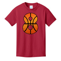 Basketball Number Eight Basic Youth T-shirt | Artistshot