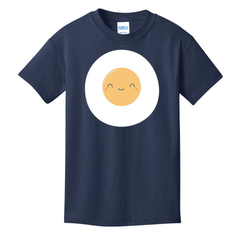 Fried Eggs Kawai Art Basic Youth T-shirt by kerenajun | Artistshot