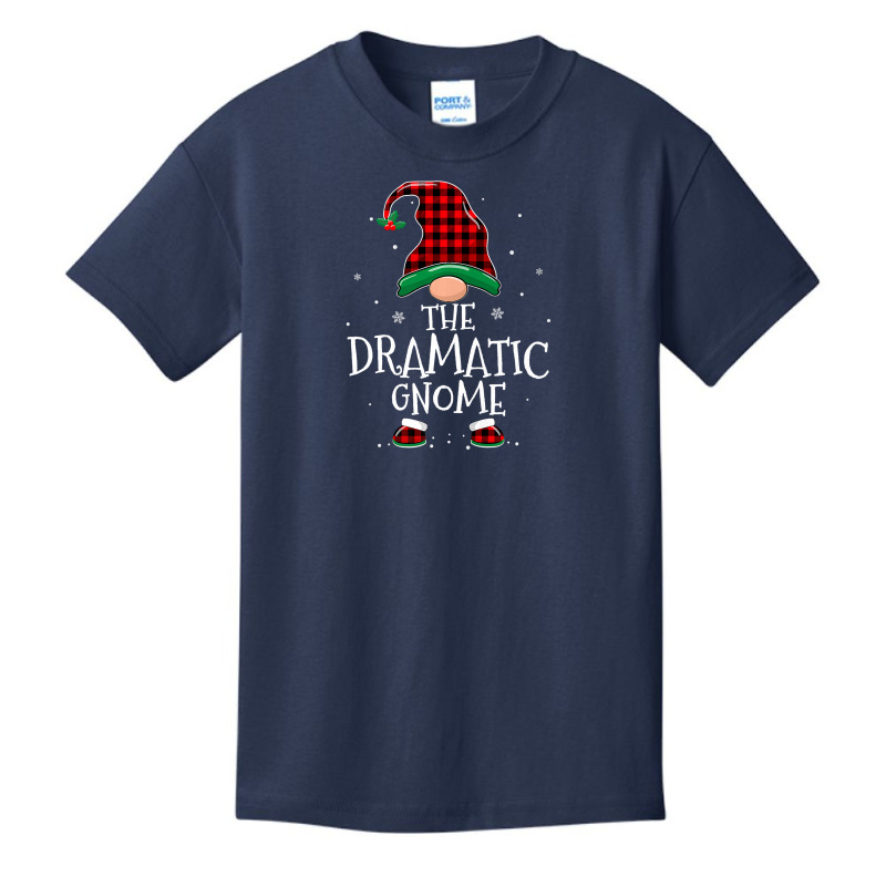 Gnome Dramatic Gnome Family Matching Plaid Christmas Gnomes Pajama Basic Youth T-shirt by criticizematter | Artistshot