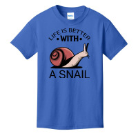 Snail T Shirt Life Is Better With A Snail I Kids I Snails T Shirt Basic Youth T-shirt | Artistshot