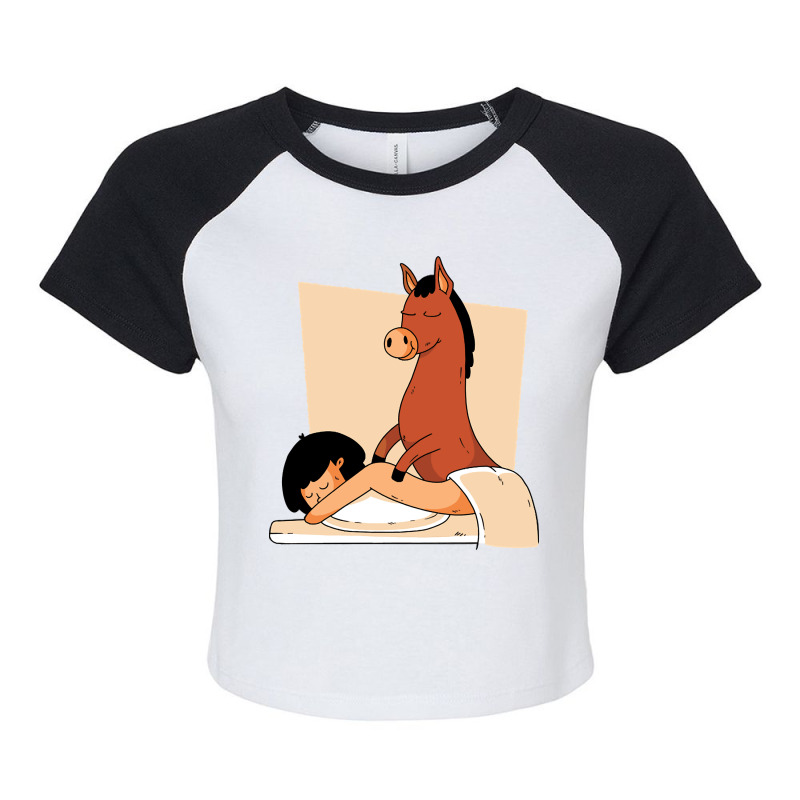 Donkey Massaging Human, Donkey Massaging Human Vintage, Donkey Massagi Raglan Crop Top by SHLUFFYI | Artistshot