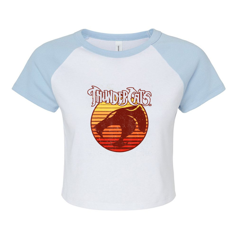 Thundercats Retro Outline Raglan Crop Top by Kanmopsuk45 | Artistshot