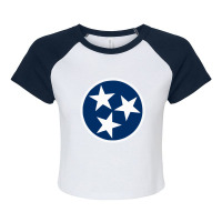 State Of Tennessee Raglan Crop Top | Artistshot