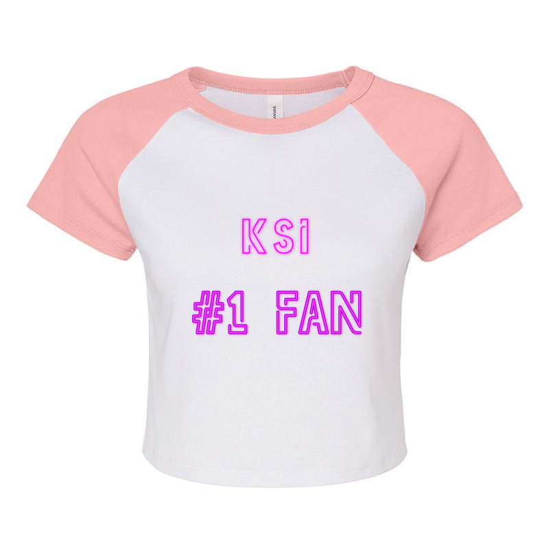 Ksi  1 Fan Raglan Crop Top by cm-arts | Artistshot