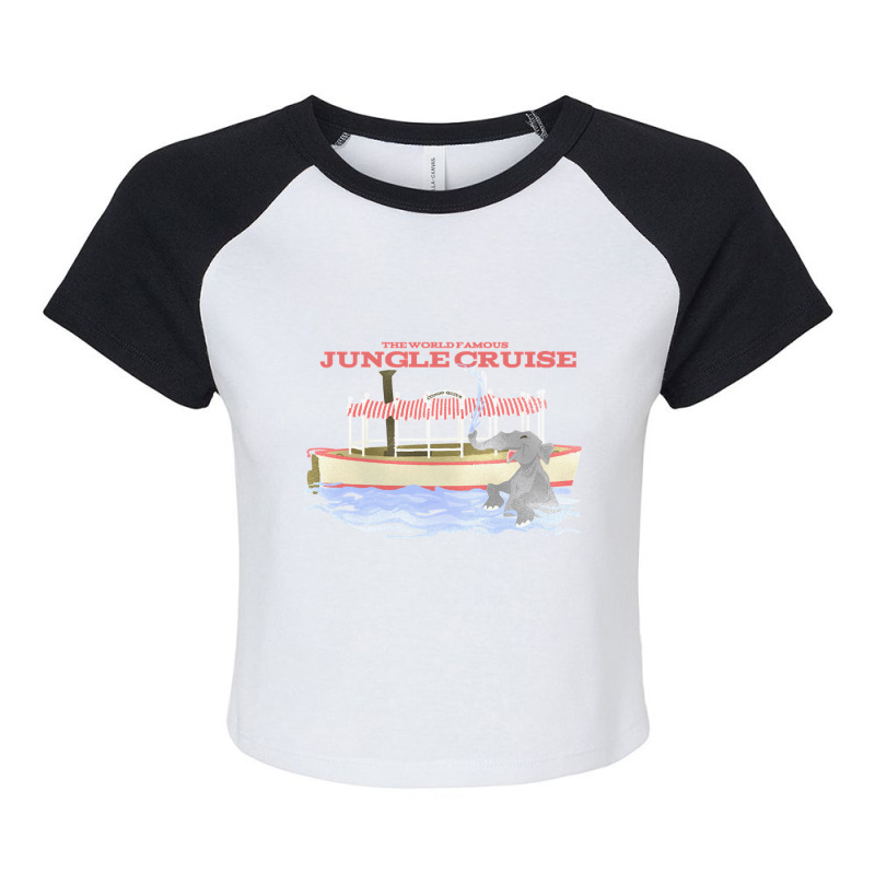 Jungle Cruise Raglan Crop Top by cm-arts | Artistshot