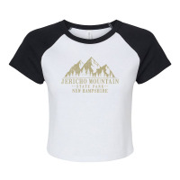 New Hampshire Jericho Mountain State Park Pullover Hoodie Raglan Crop Top | Artistshot