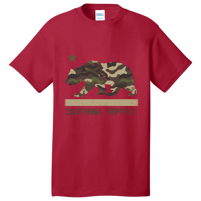 Camoue California Republic Flag Bear Star Cali La T Basic T-shirt by Binhthai9809 | Artistshot