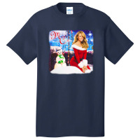 Mariah Carey Merry Christmas Love You Basic T-shirt | Artistshot